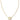 BRYNNE SHELL SHORT PENDANT NECKLACE GOLD