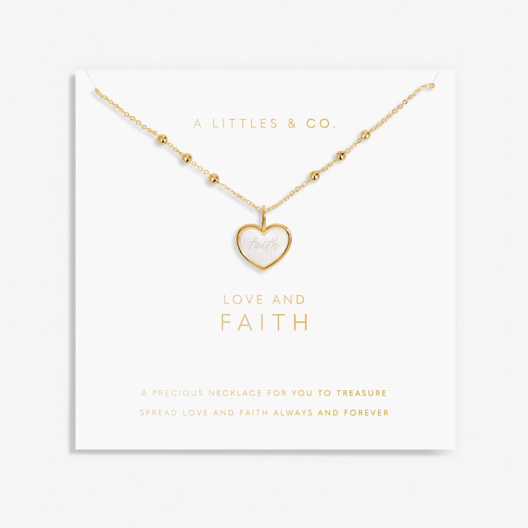 LOVE AND FAITH | Gold | Necklace
