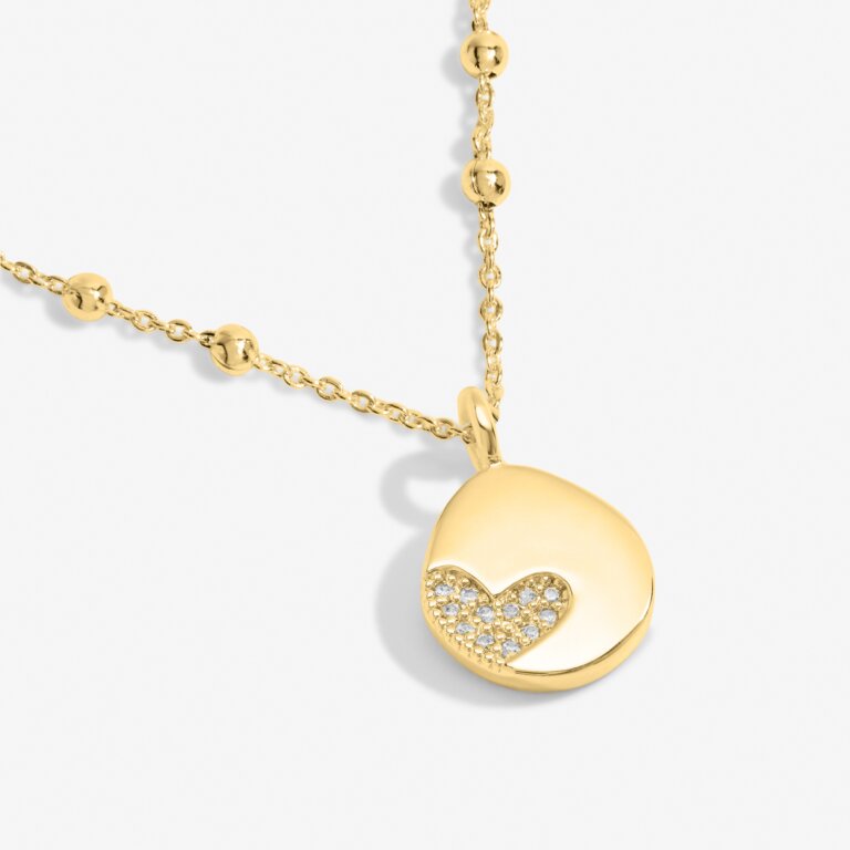 a Little Lucky to Have a Mom Like You Gold Plated Necklace