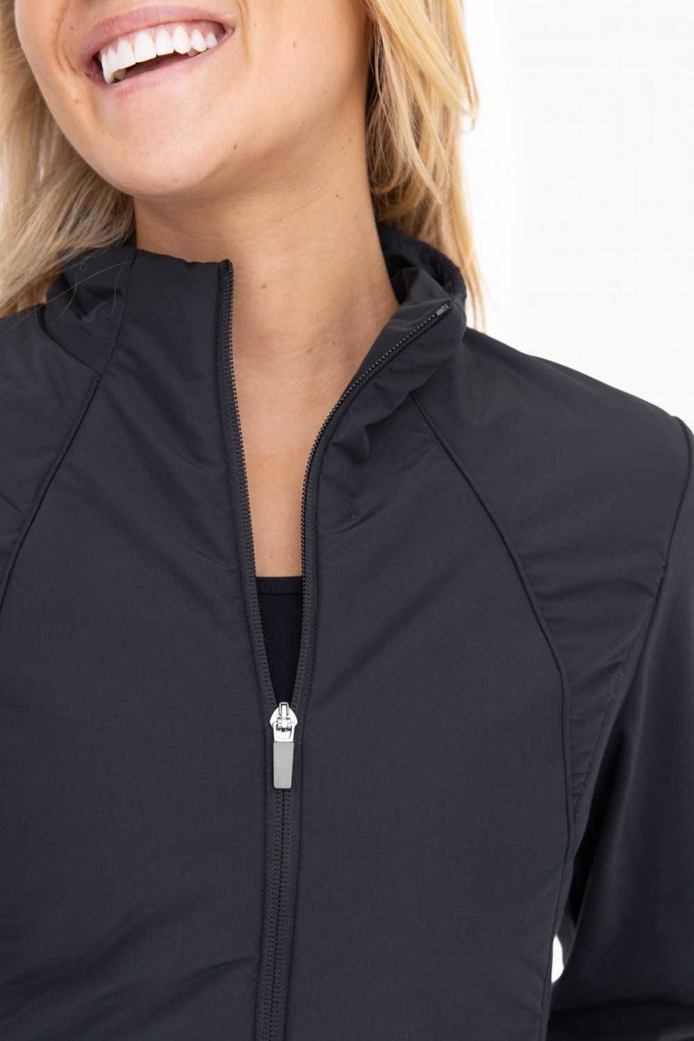MonoB  black jacket with zip