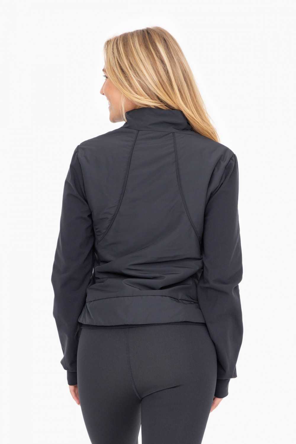 MonoB  black jacket with zip