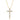 CROSS NECKLACE - YG