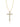 CROSS NECKLACE - YG