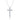 CROSS NECKLACE - PLAT
