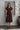 Pleated V Neck Midi Dress