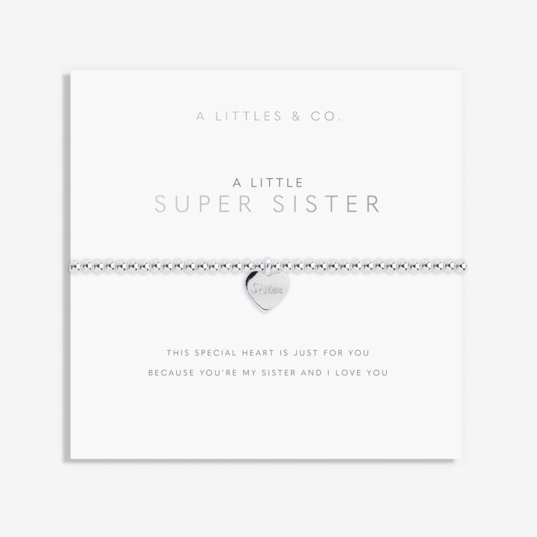 a Little Super Sister in Silver Plating