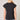 Roselyn V-Neck Drop Shoulder Cotton Knit T-Shirt Black