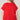 Roselyn V-Neck Drop Shoulder Cotton Knit T-Shirt Curve Red