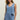 Sloane V-Neck Denim Tank