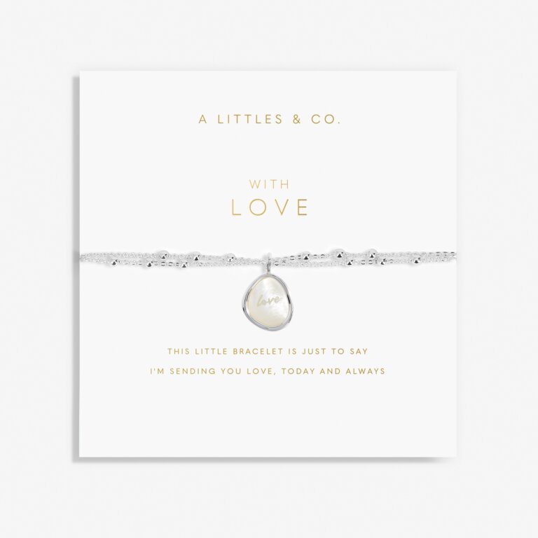 WITH LOVE / WHITE | Silver | Bracelet